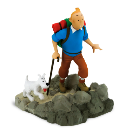 RESINE - TINTIN RANDONNEUR
