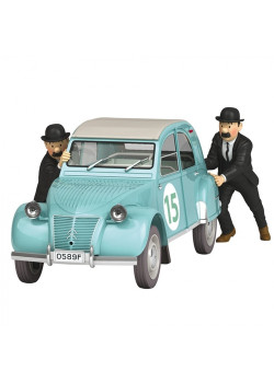 Nº54 LA 2CV DU RALLYE COKE EN STOCK - TINTIN EN VOITURE 124