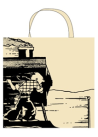 SAC COTON TRAIN 69 X 60 CM