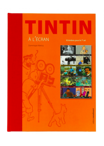 TINTIN - DIVERS - 53 - TINTIN À L'ÉCRAN - 10 TIMBRES POUR LE 7E ART